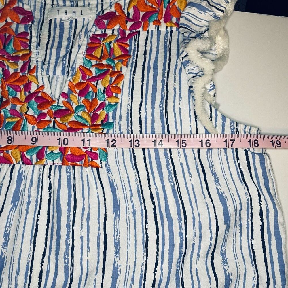 THML Embroidered Top Size Small - Picture 5 of 10